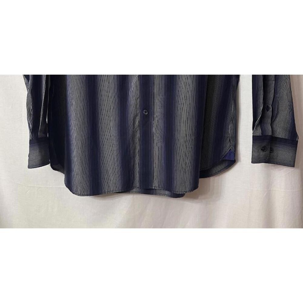 NWT Pronto Uomo Mens Long Sleeve Button Casual Cotton Knit Shirt Size XL - Picture 4 of 14